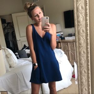 Blue Dress WITH POCKETS